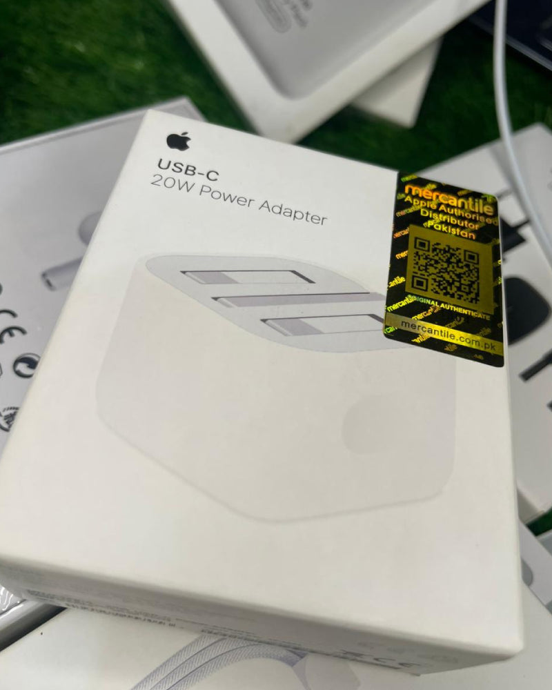 Apple 20W FAST Charger - 3PIN Type C Adapter + Free 60W Type C Cable - 1 year warranty - Iphone 11 to 17