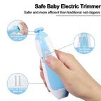 Electric Baby Nail Clipper & Trimmer Set – Safe & Gentle (Random Colors)
